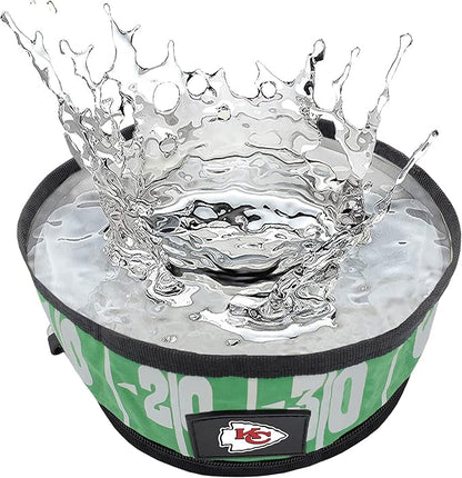 Pets First NFL Collapsible Pet Bowl