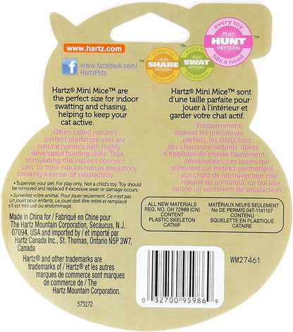 Hartz Just for Cats Mini Mice Cat Toy (5 Pack)