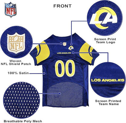 NFL LOS ANGELES RAMS DOG Jersey, X-Small