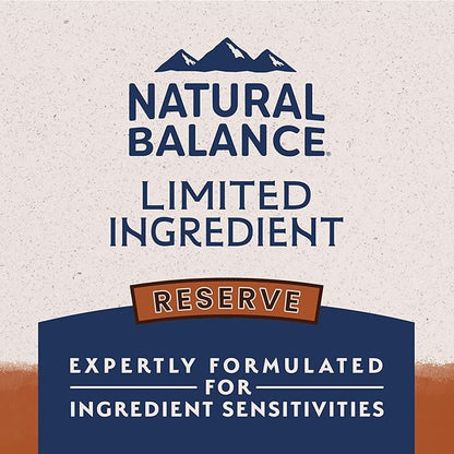 Natural Balance Limited Ingredient Adult Dry Dog Food with Healthy Grains, Reserve Duck & Brown Rice Recipe, 12 Pound (Pack of 1)
