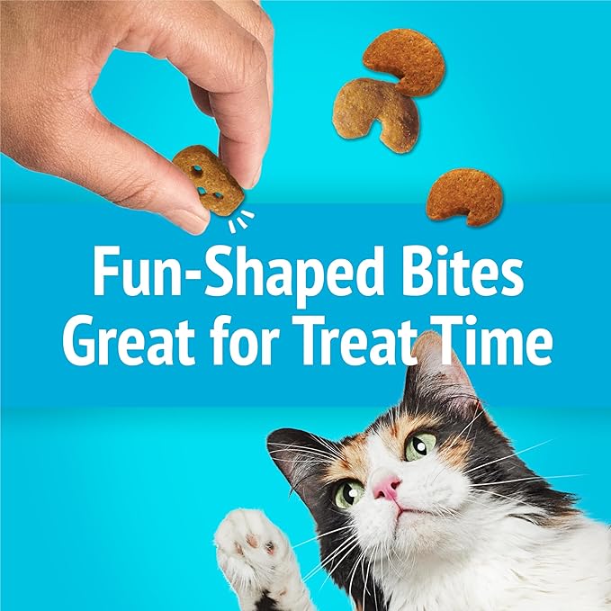 Purina Friskies Cat Treats, Party Mix Lobster & Mac 'N' Cheese Flavors - (Pack of 10) 2.1 oz. Pouches
