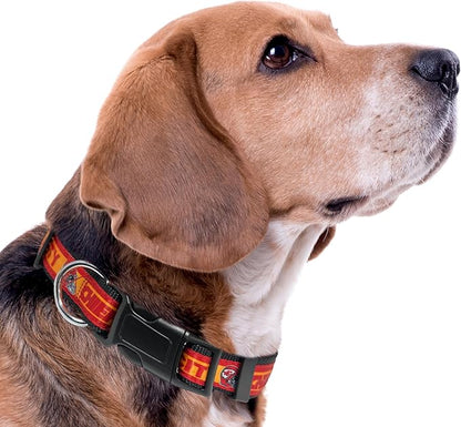 Pets First NFL Kansas City Chiefs Licensed PET COLLAR, Extra Large - Heavy-Duty, Strong, and Durable Dog Collar. Available in 31 Football Teams and 4 Sizes