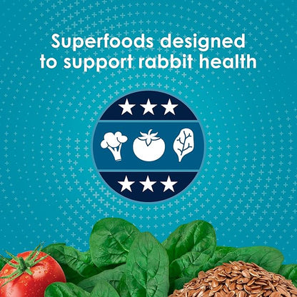 Kaytee Forti-Diet Pro Health Nourish+Protect Adult Rabbit Food, Comprehensive Nutrition Backed by Science, Digestive Health, Immune Support, 5 pounds