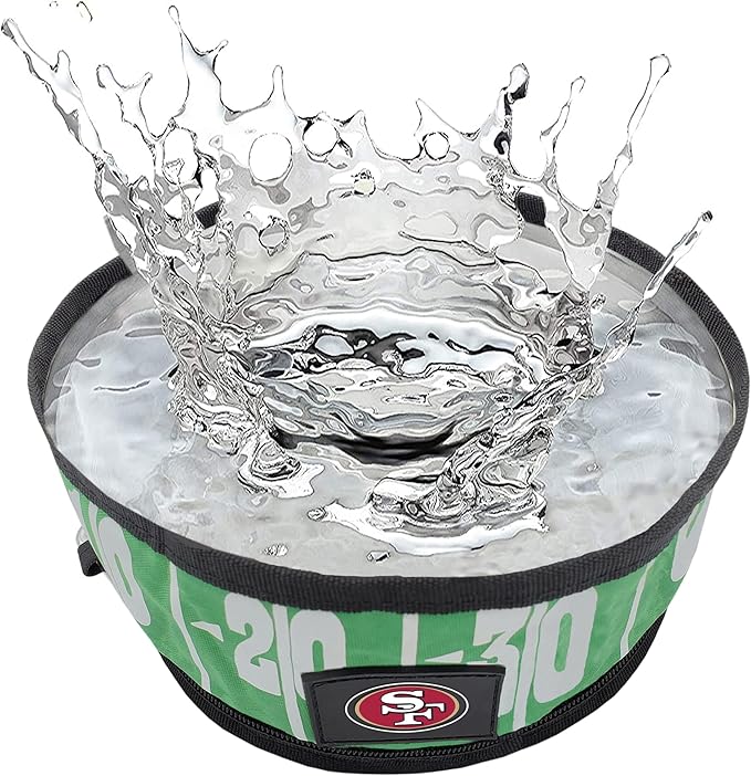 Pets First NFL Collapsible Pet Bowl