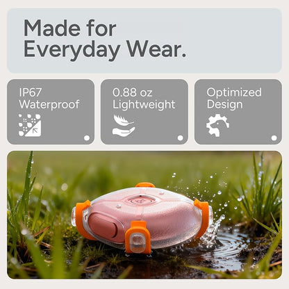 Molly&Cody Smart Dog & Cat GPS Tracker, 4 Smart Modes Real-Time Pet Tracker with Custom Virtual Fence IP67 Waterproof Location History & 365-Day Health Data Monitoring, Subscription Required