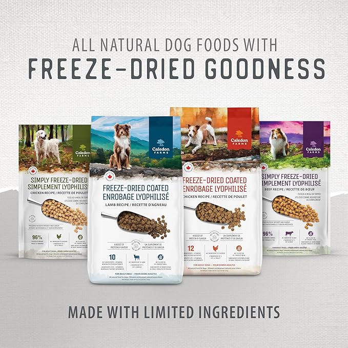 Caledon Farms Simply Freeze Dried Dog Food Beef Recipe 9.8oz