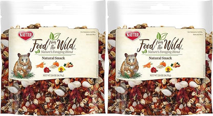 Kaytee Food from The Wild Natural Snack for Pet Hamsters, Gerbils, Rats and Mice, 2 Ounces (Pack of 2)