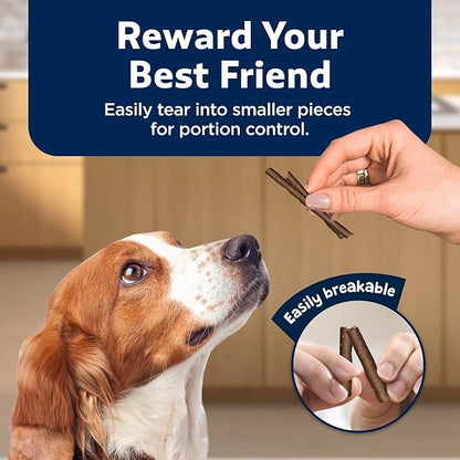 Blue Buffalo Stix Natural Soft Moist Dog Treats Beef Recipe Bag