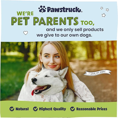 Pawstruck Premium Beef Jerky Dog Treat Chews, Large 10" Strips – Supports Hip & Joint Health, Rich in Glucosamine & Chondroitin, No Added Preservatives – 15 Count