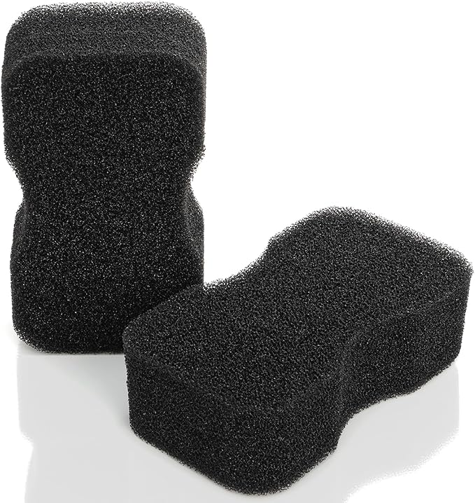 Cididu 6 Pack Horse Groomer Sponge, Durable Horse Bath Sponge Block for Cleaning and Massage, Reusable Brush Scrubber for Body Hair, Horses Grooming Tool Supplies for Large Dog and Cat, Easy to Grasp