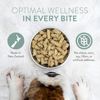 The New Zealand Natural Pet Food Co. Woof Freeze Dried Dog Food - Wild Goat Recipe, High Protein, Complete Diet, Dog Treats, All Life Stages - 1.76 oz