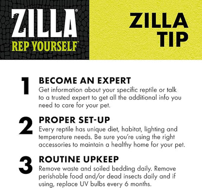 Zilla Pet Reptile Bark Bends Terrarium Decor, Medium,Brown
