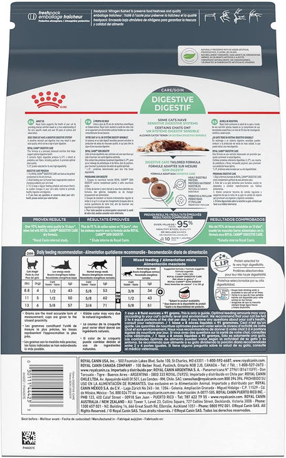 Royal Canin Feline Care Nutrition Digestive Care Adult Dry Cat Food, 3 lb Bag
