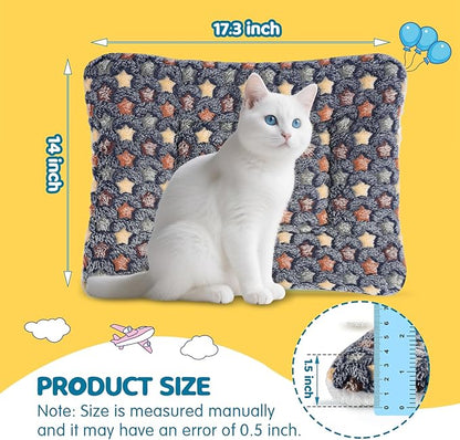2 Pack Bunny Bed - 14 x 17.3 Inch Rabbit Pee Pads Bedding - Washable and Thickness Upgrade (Dark Blue,XL)