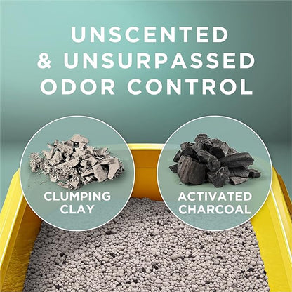 Purina Tidy Cats Clumping Cat Litter Odor Control, Free and Clean Unscented Multi Cat Litter - 16 lb. Bag