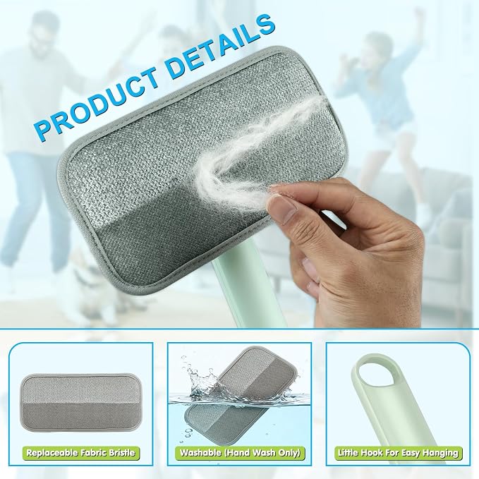 Pet Hair Remover – Reusable Lint Remover for Dog and Cat Hair, Pet Carpet Cleaner Electrostatic Lint Brush Magic Pet Hair Removal Tool for Carpet, Clothes, Rugs, Couch, Car, Bedding, Fabric Furniture