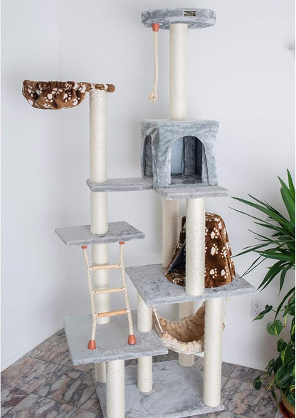 Armarkat Cat Tree Model A7802, Silver Gray