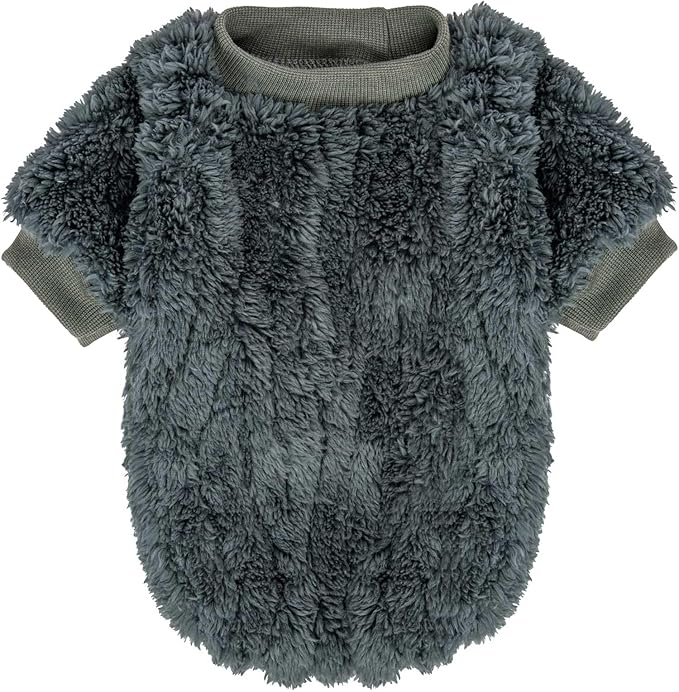 FabriCastle Dog Sweater, 3-Pack Dog Clothes & Coat, Pet Jacket for XS Small Dogs Boy or Girl, Soft and Warm Cat Sweaters Doggy Apparel Costumes Christmas (Dark Teal,Army Green,Dark Grey, X-Small)