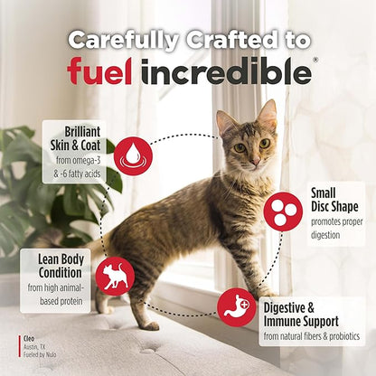 Nulo Freestyle Cat Food, For Hairball Management, Premium Grain-Free Dry Small Bite Kibble, All Natural Animal Protein Recipe with BC30 Probiotic for Digestive Health Support