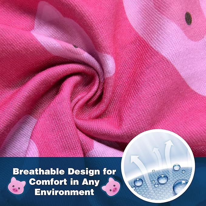 Adorable Pink Pig Dog Shirt: Lightweight Polyester Cartoon Puppy Vest, Small Medium & Large Dog T-Shirt, Summer Pet Clothes, Cute Dog Apparel, Breathable Dog Tank Top XXL
