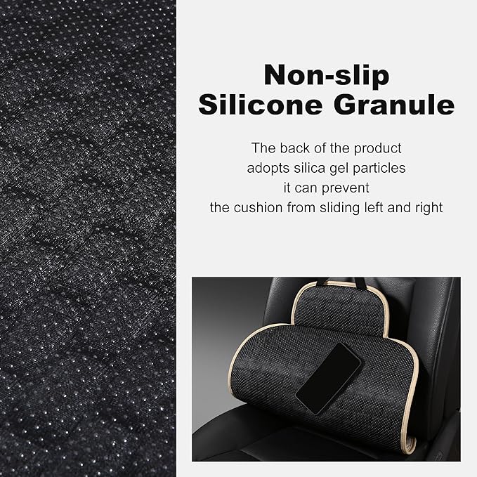 VarCozy Linen Car Seat Covers, Breathable Front Pair Seat Covers for Cars with Non-Slip Protector for All Seasons, Universal Front Seat Covers for Cars, SUVs, Trucks