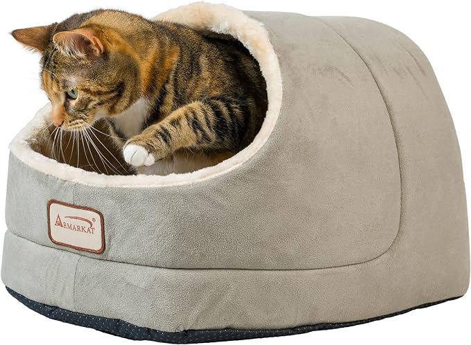 Armarkat Sage Green Cat Bed Size, 18-Inch by 14-Inch