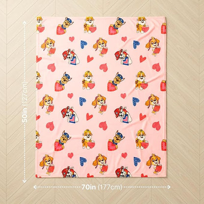 Paw Patrol Bedding Super Soft Plush Cozy Throw, 60 in x 70 in, (Officially Licensed Product) by Franco Collectibles