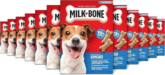 Milk-Bone Original Biscuits, Small Dog Treats, 24 Oz. Boxes (Pack of 12)