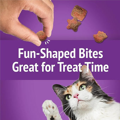 Purina Friskies Cat Treats, Party Mix Gravy-licious Crunch Turkey and Gravy Flavors - (Pack of 6) 6 oz. Pouches