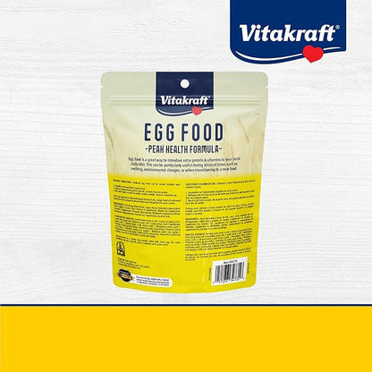 Vitakraft VitaSmart Egg Food for Birds - Daily Supplement for Parrots, Parakeets, Cockatiels, and Canaries - Bird Calcium Supplement 1.1 Pound (Pack of 1)