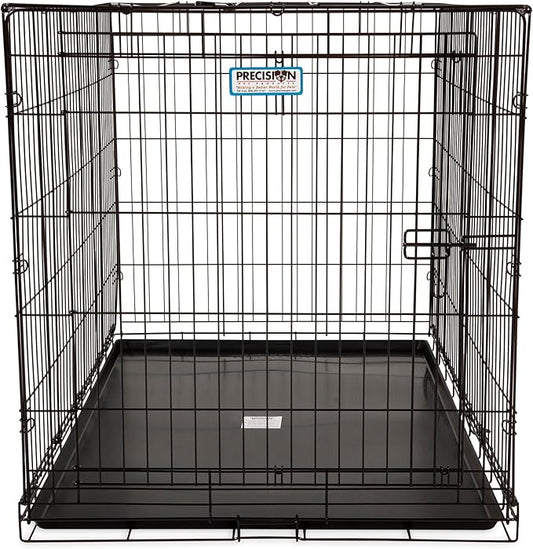 Precision Pet Products One Door Provalue Wire Dog Crate, 48 Inch, For Pets 90-125 lbs, With 5-Point Locking System