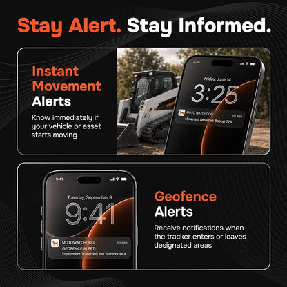 GPS Tracker for Vehicles, No Subscription, No Monthly Fee | Up to 1-Year Battery, IP67, Real-Time Location, Speeding Monitoring, Route History, Geofence
