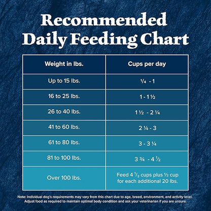 Blue Buffalo Wilderness Adult High-Protein Dry Dog Food Natural Salmon with Wholesome Grains