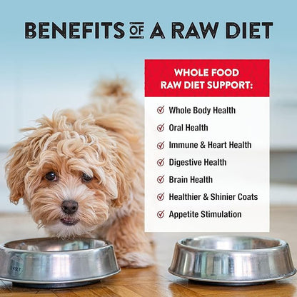 Northwest Naturals Freeze-Dried Beef Dog Food - Bite-Sized Pieces - Grain-Free, High-Protein, Raw Diet, Human-Grade, Limited Ingredients, All Natural, Nutrient-Dense, 12 Oz (Pack of 2)