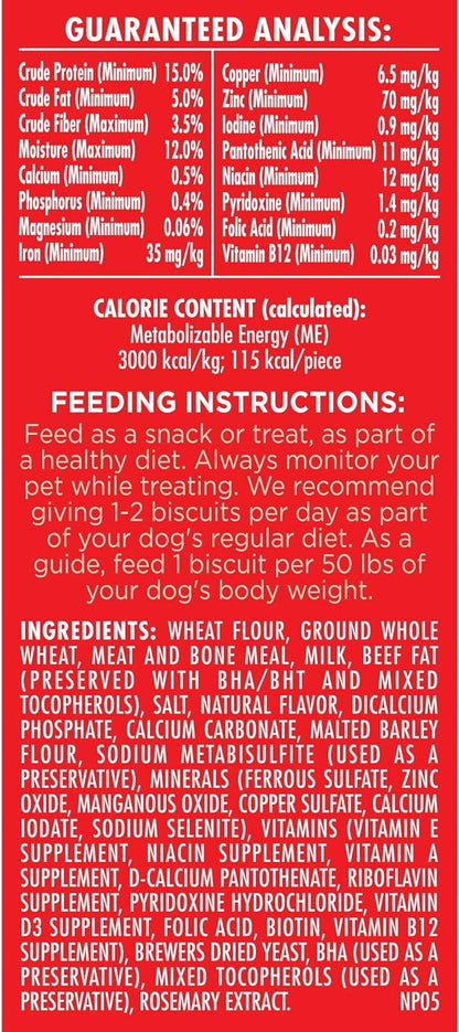 Milk-Bone Original Dog Treats Biscuits for Large Dogs (Packaging May Vary), 24 Ounces (Pack of 2)
