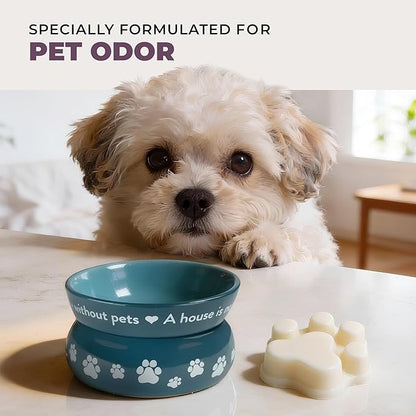 Pet House Lavender Green Tea, Scented Wax Melts - Long-Lasting Plant Based Soy Wax Melts Pet Friendly Pack of 4