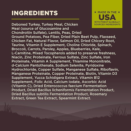 Wellness CORE Healthy Weight Adult Dry Dog Food, Grain Free Kibble, Natural, High Protein, Turkey and Chicken Recipe, 12 lb Bag
