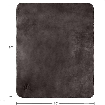 PETMAKER Dog Blanket - 60x70in Reversible Sherpa Blanket - Throw Blankets for Bed, Couch, or Car - Machine Washable Puppy Essentials (Charcoal)