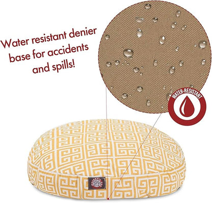 Citrus Towers Small Round Indoor Outdoor Pet Dog Bed With Removable Washable Cover By Majestic Pet Products