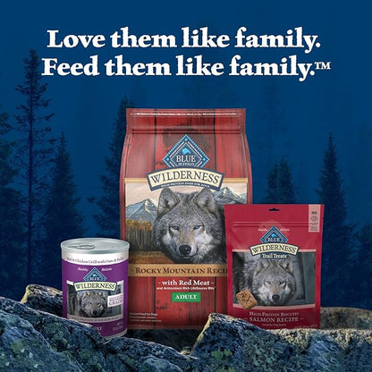 Blue Buffalo Wilderness Trail Treats Wild Bones Large Dental Chews, Grain-Free Dog Bones for Large Dogs Made with Natural Ingredients, 10-oz Bag