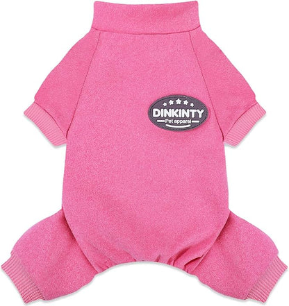 Chihuahua Sweater Winter Dog Pajamas Dog Sweater for Small Dogs Girl Boy Warm Soft Puppy Pjs Stretchy Jumpsuit Doggie Pet Clothes Outfits XXS~L (Rose, X-Small)