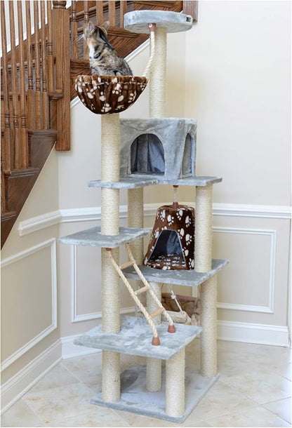 Armarkat Cat Tree Model A7802, Silver Gray