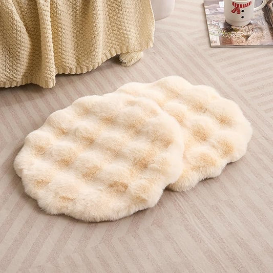 SHENGOCASE Pet Cushion Pad, Faux Fur Dog Cat Kneading Pillow, Crate Bed Insert, 16 Inches, 2-Pack