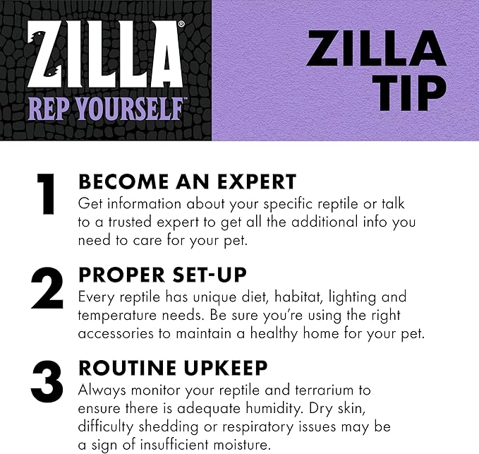 Zilla Tropical Mist Humidity Spray, Ideal for All Tropical Reptiles and Amphibians, Fortified with Aloe Vera (Pack of 2)