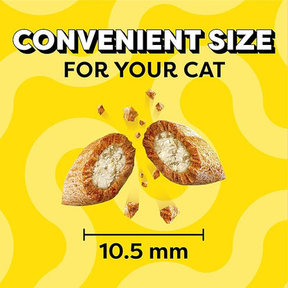 Temptations Cat Treats Indoor Care, Classic Crunchy and Soft Cat Treats, Tasty Chicken Flavor, 4.9 oz. Pouch (Pack of 10)