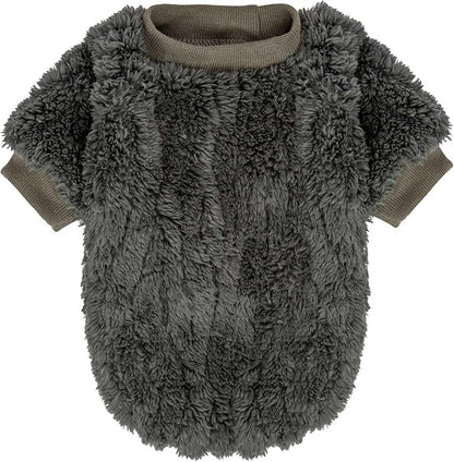 FabriCastle Dog Sweater, 3-Pack Dog Clothes & Coat, Pet Jacket for Small & Medium Dogs Boy or Girl, Soft and Warm Cat Sweaters Doggy Apparel Costumes Christmas (Dark Teal,Army Green,Dark Grey, Large)