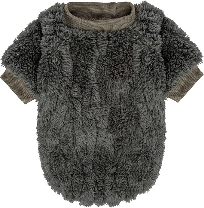 FabriCastle Dog Sweater, 3-Pack Dog Clothes & Coat, Pet Jacket for XXS XS Small Dogs Boy or Girl, Soft and Warm Cat Sweaters Doggy Apparel Costumes Christmas (Dark teal,Army green,Dark grey, XX-Small)