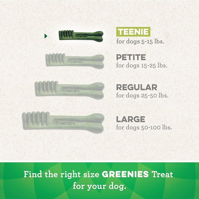 Greenies Teenie Variety Pack With 12 Oz. Original And 12 Oz. Blue Berry Dental Dog Treats