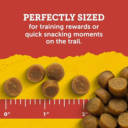 Zuke’s Mini Naturals Soft And Chewy Dog Treats For Training Pouch, Natural Treat Bites With Beef Recipe - 6 oz. Bag