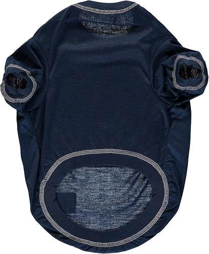 NFL Dallas Cowboys Dog T-shirt Medium. - Licensed Shirt for Pets Team Colored with Team Logos- Premium Stretchable Materials for the comfort of your Dog & Cat
